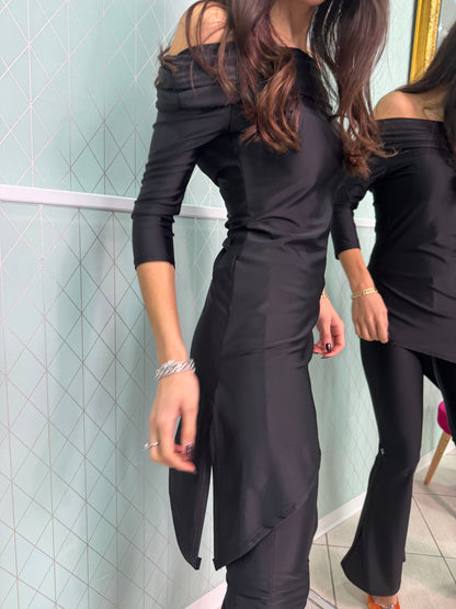 Coordinato lycra nero