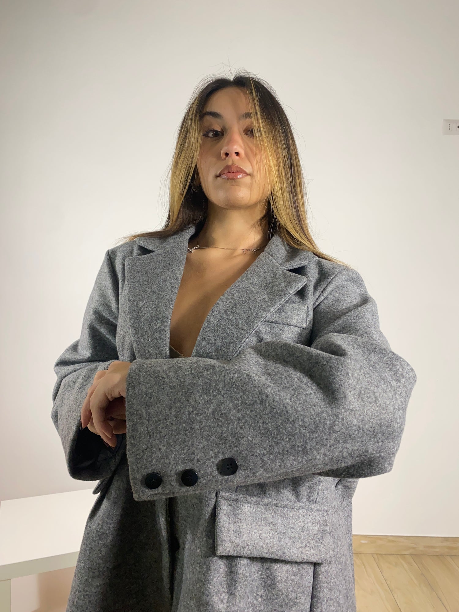 Giacca cappotto Grigia