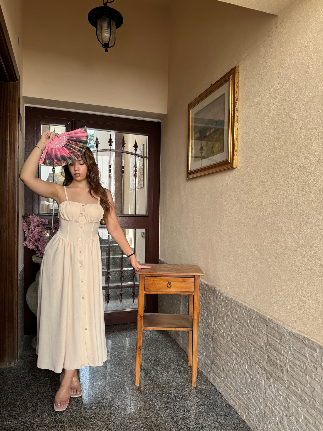 Vestito señorita beige