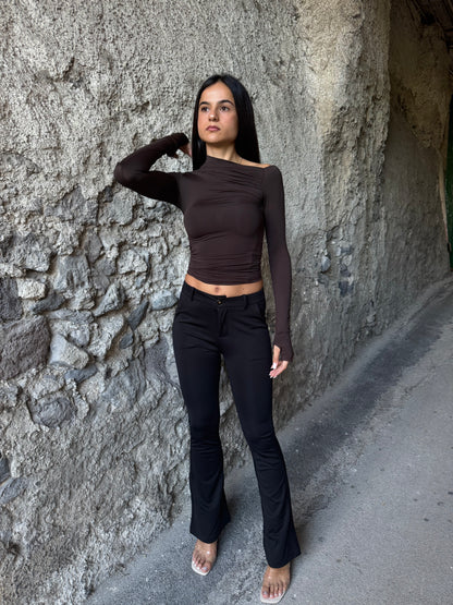 Maglia Kim marrone