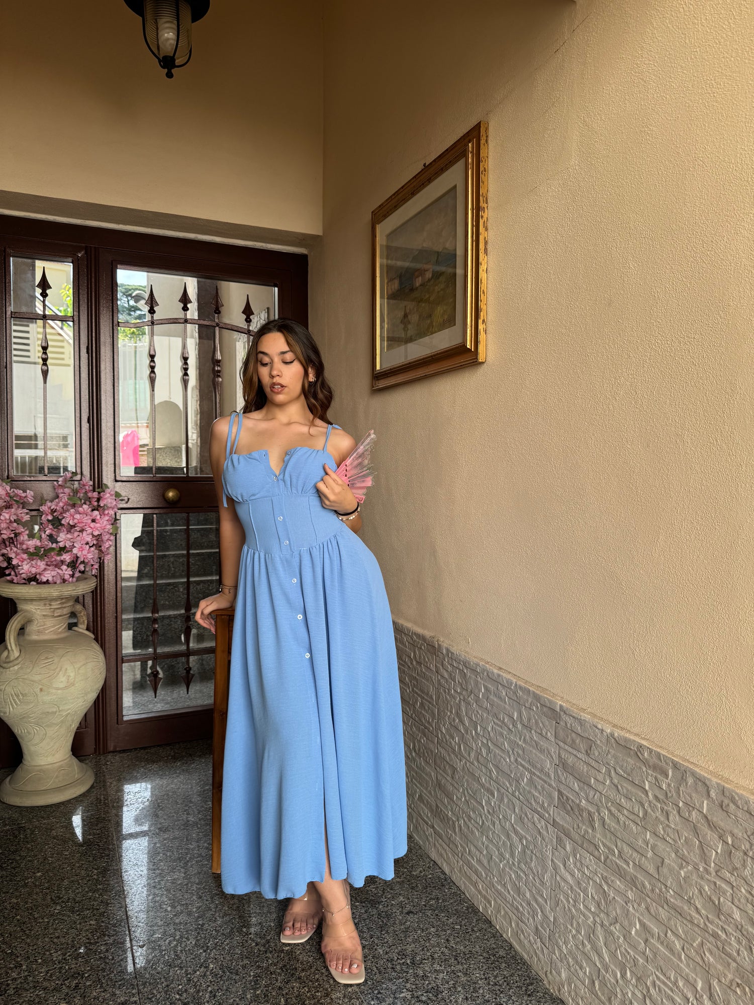 Vestito señorita celeste