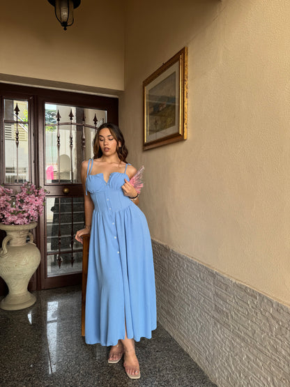 Vestito señorita celeste