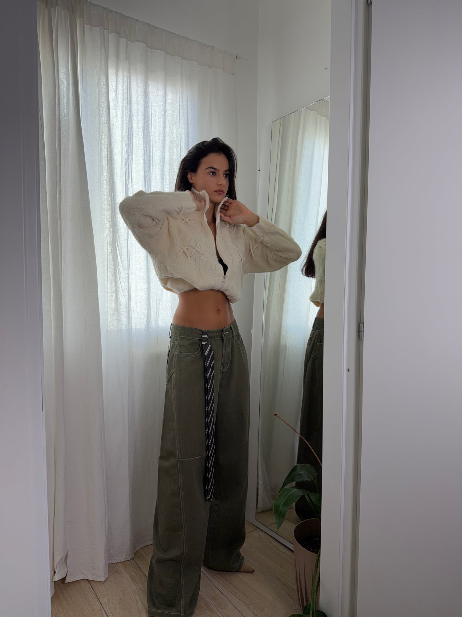 Maglione Cross panna