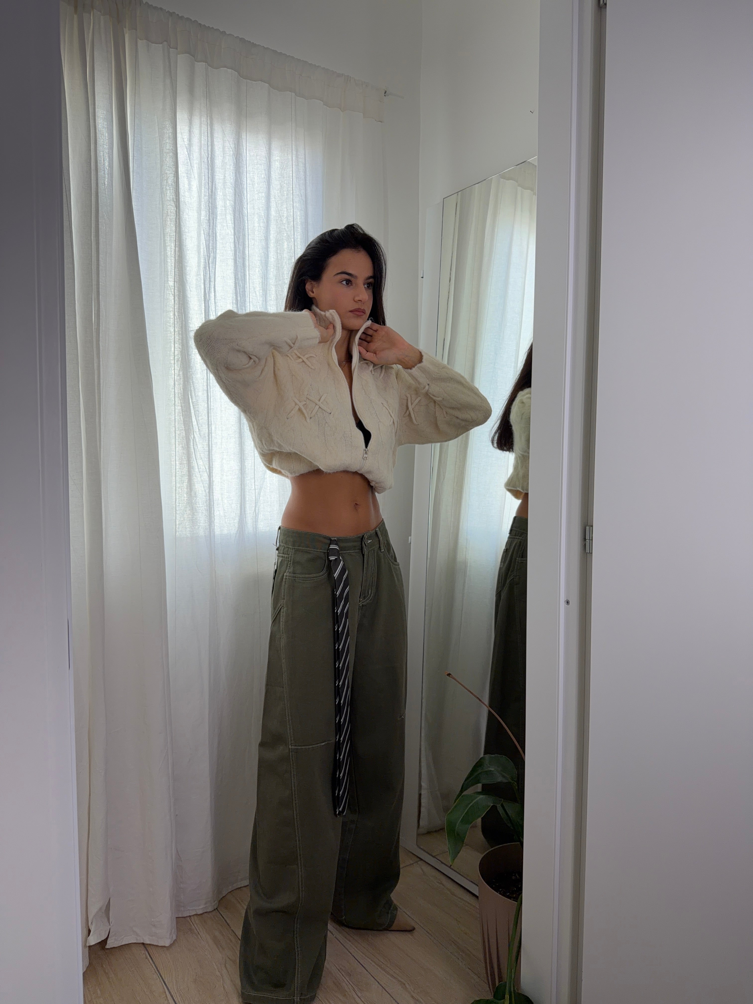 Maglione Cross panna