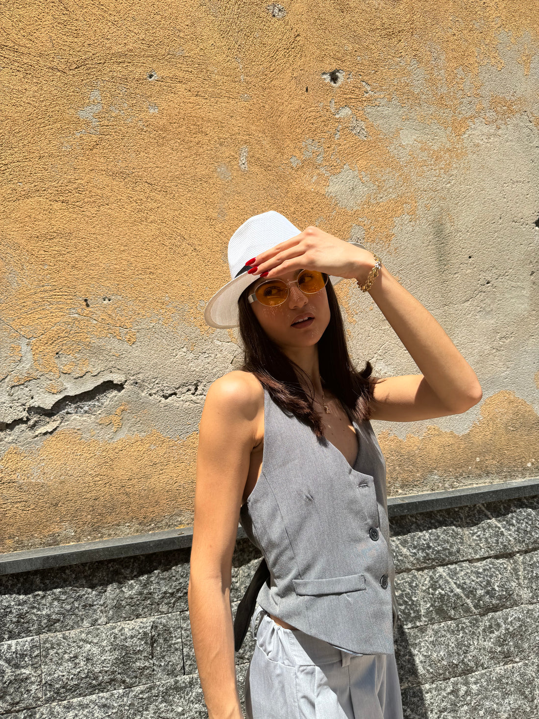 Cappello summer bianco