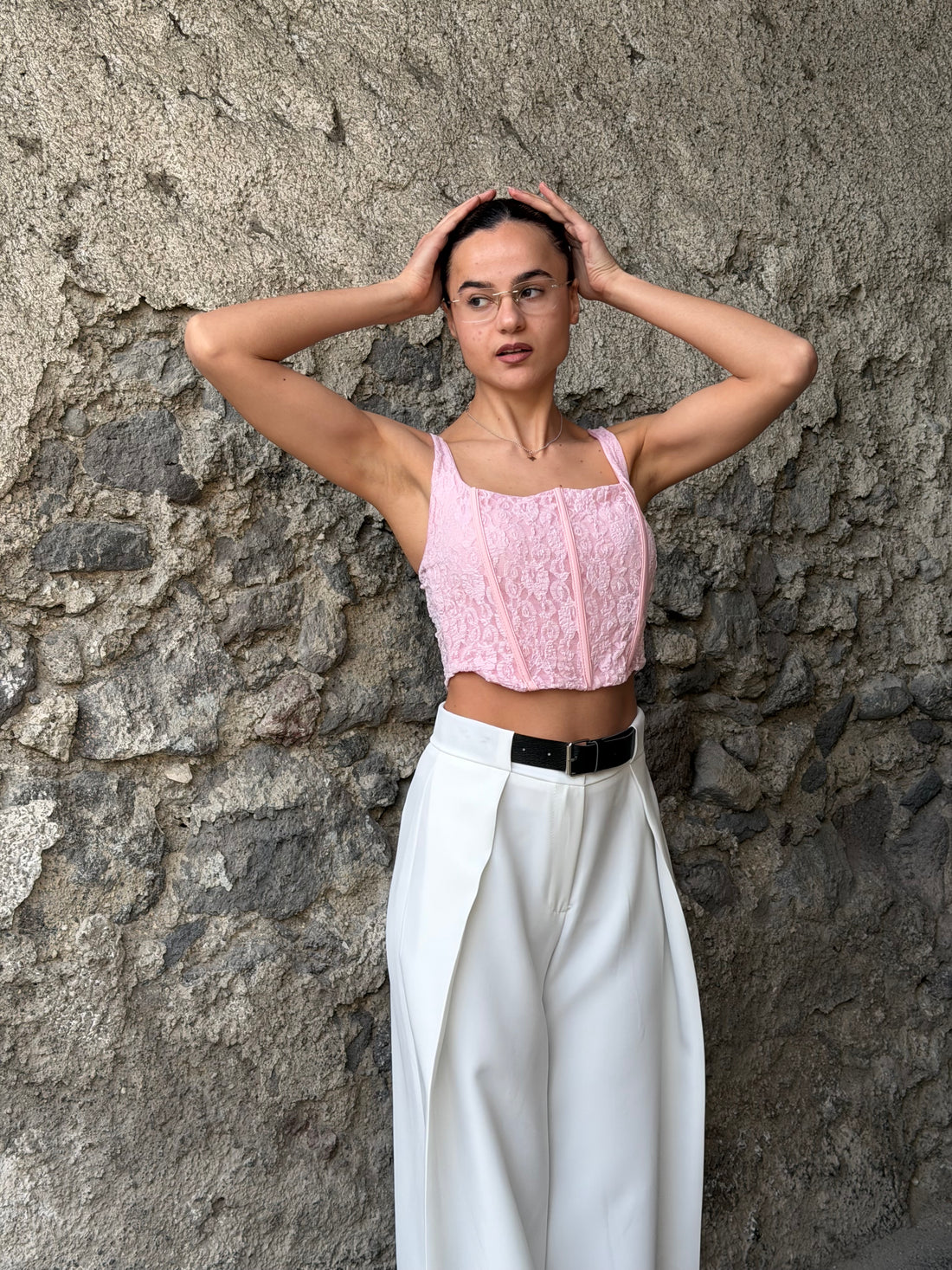Corsetto rosa