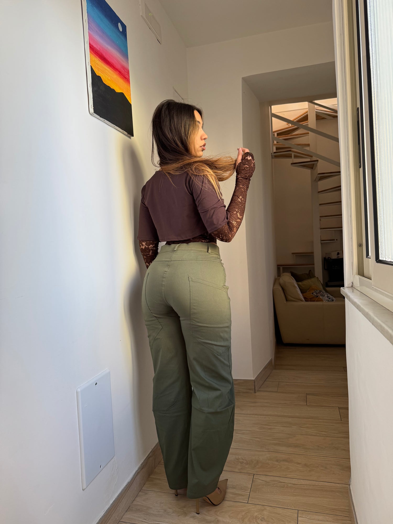 Pantalone ball VerdeMilitare