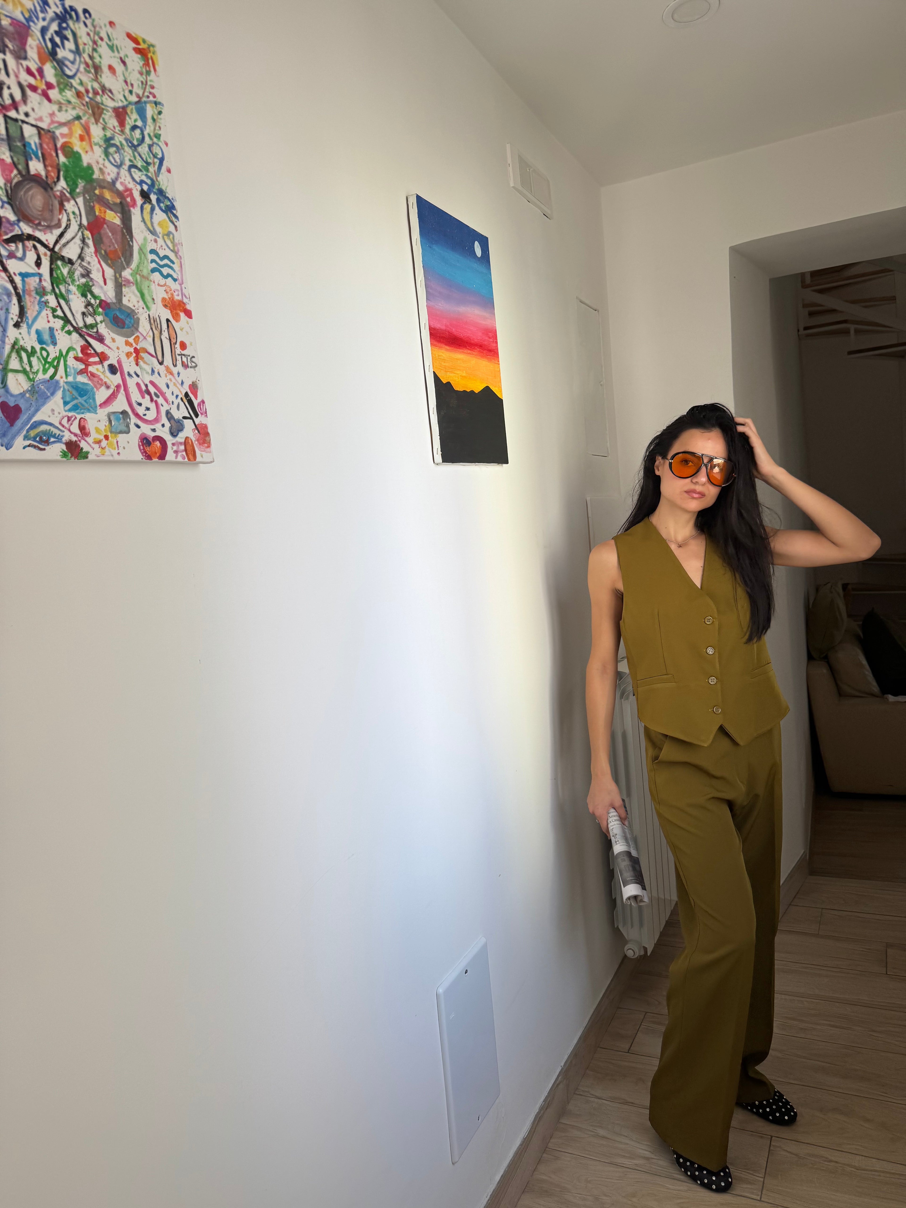 Tailleur Office oliva