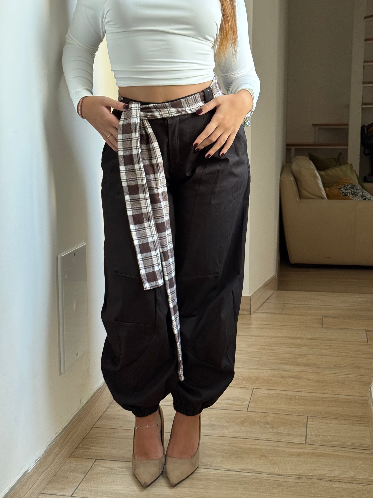 Pantalone swiss bruciato