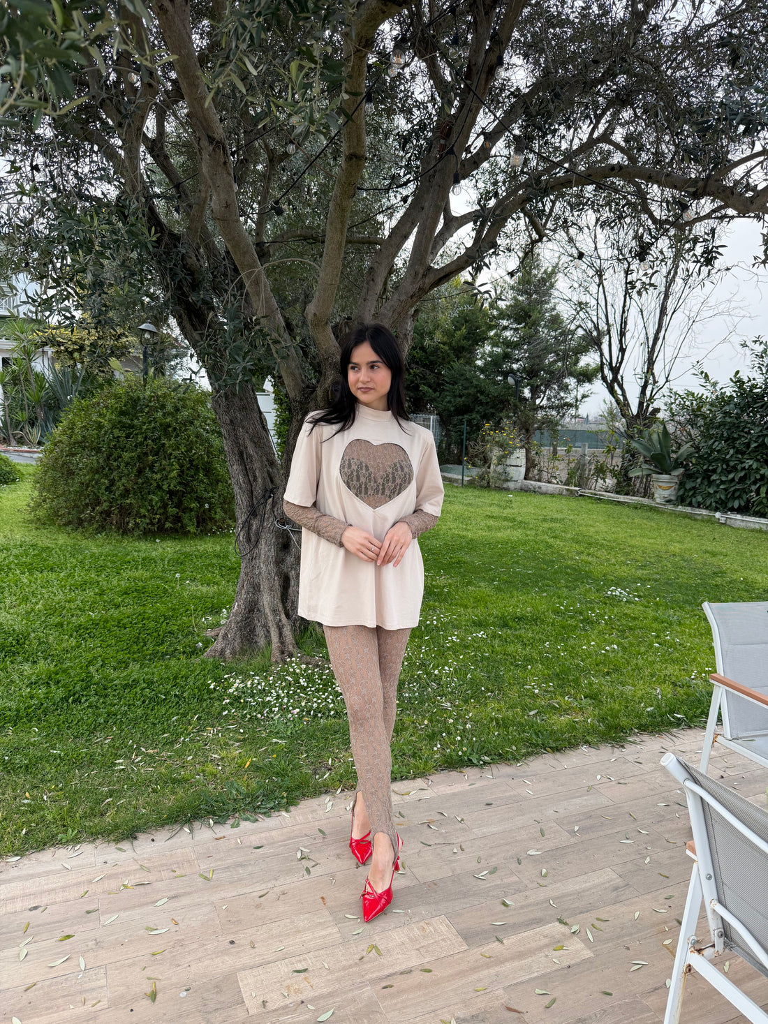 Leggings pizzo