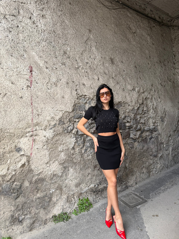 Maglia diamond nera