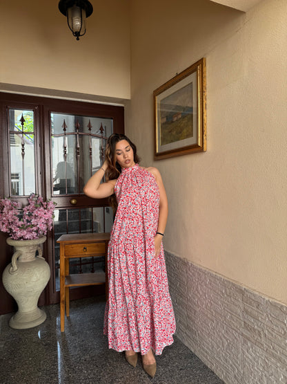 Vestito été rosa