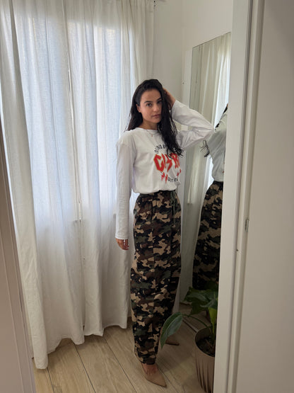 Pantalone Balloon Militare