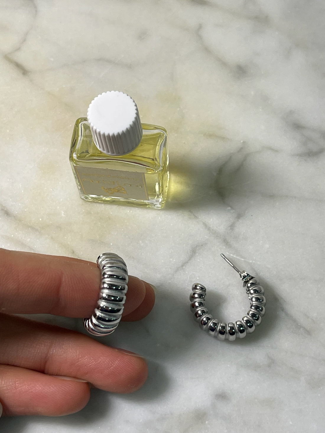 Orecchini semi cerchi argento - Wonderstyle