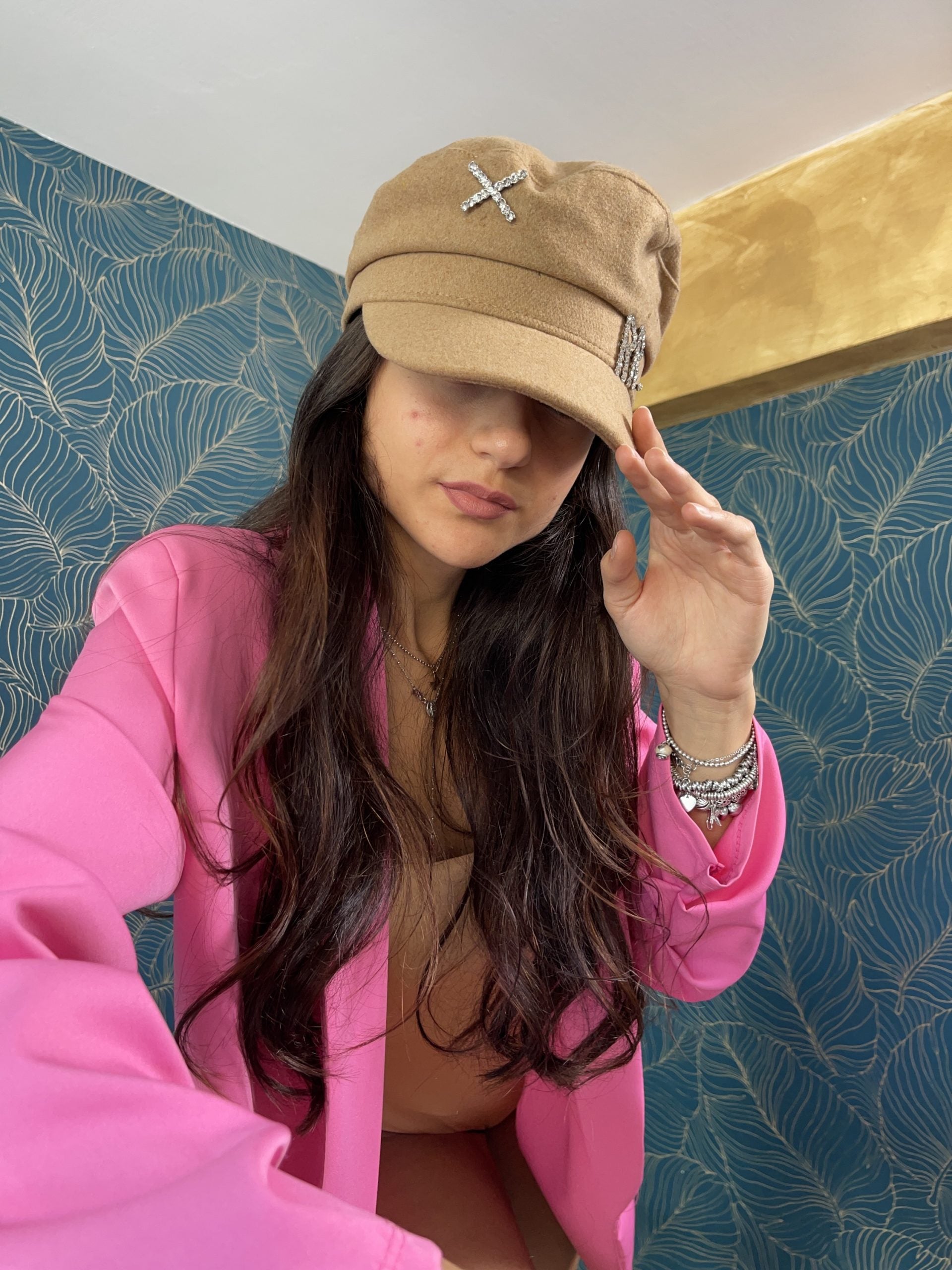 Cappello Baker cammello - Wonderstyle