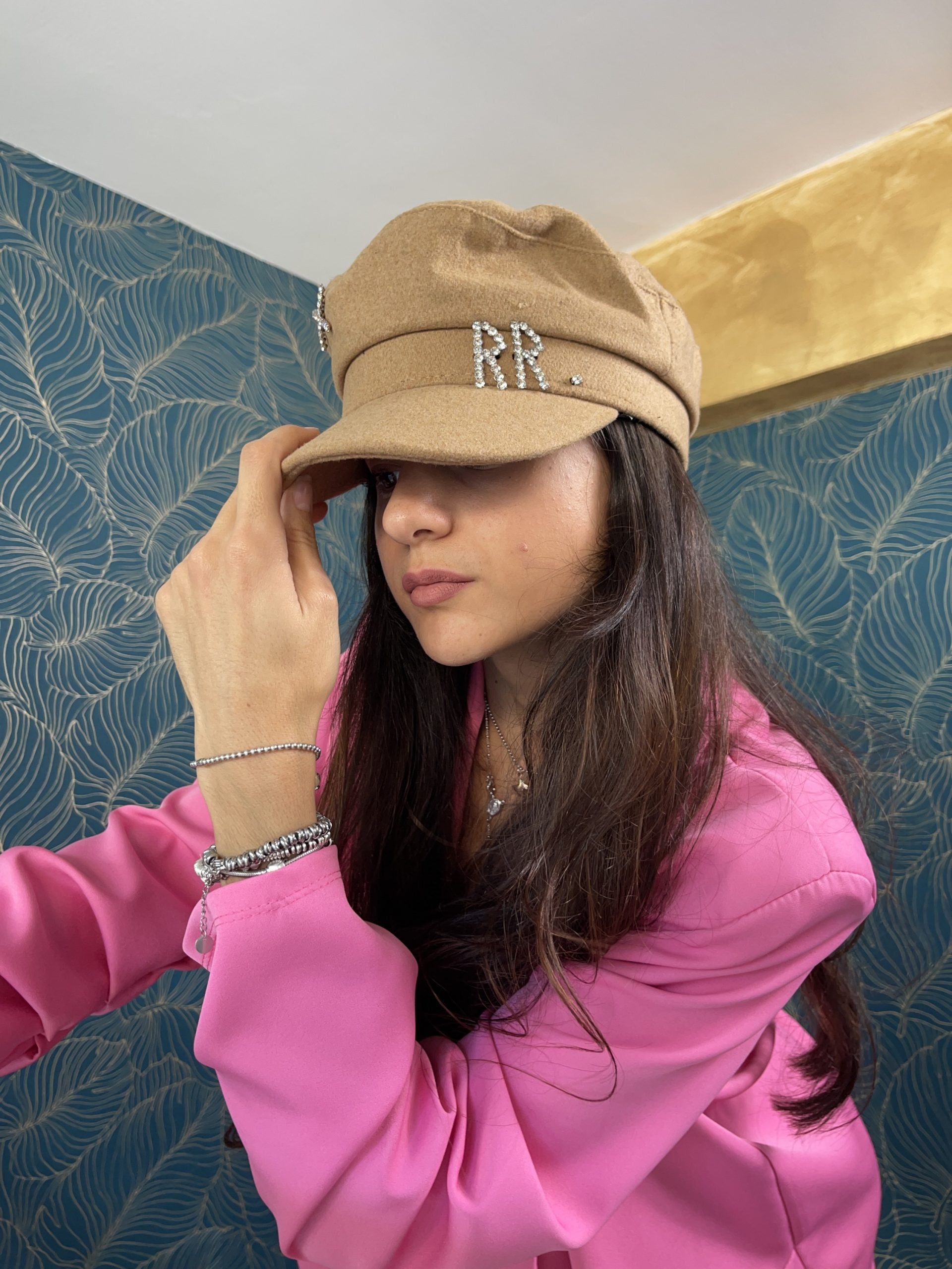 Cappello Baker cammello - Wonderstyle